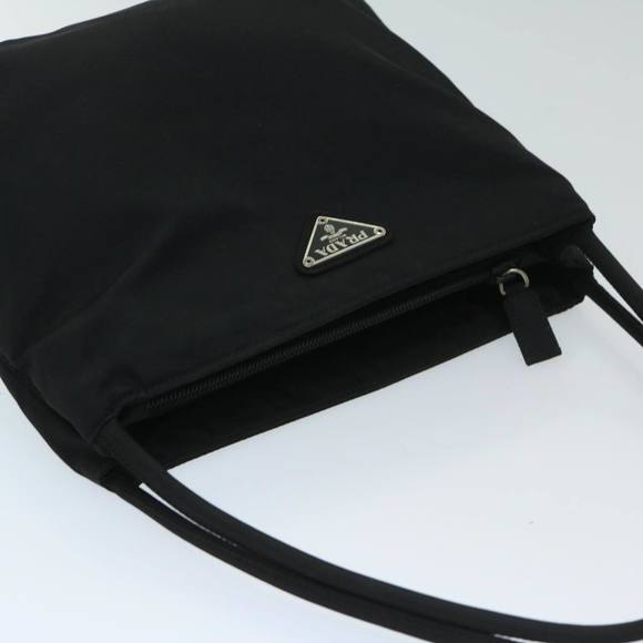 PRADA Shoulder Bag Nylon Black Auth am5928 - Picture 6 of 16